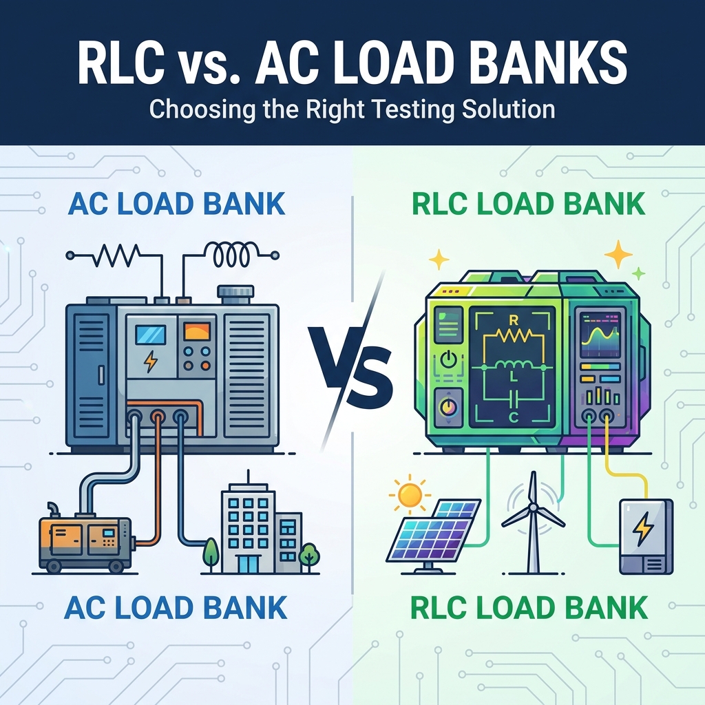 RLC Load Bank مقابل AC Load Bank: أيهما يجب أن تختار؟